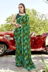 Milky By Vallabhi Printed Georgette Sarees Wholesale Clothing Suppliers In India